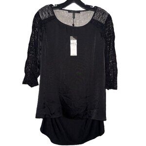BCBGMAXAZRIA Lace Blouse (NWT)